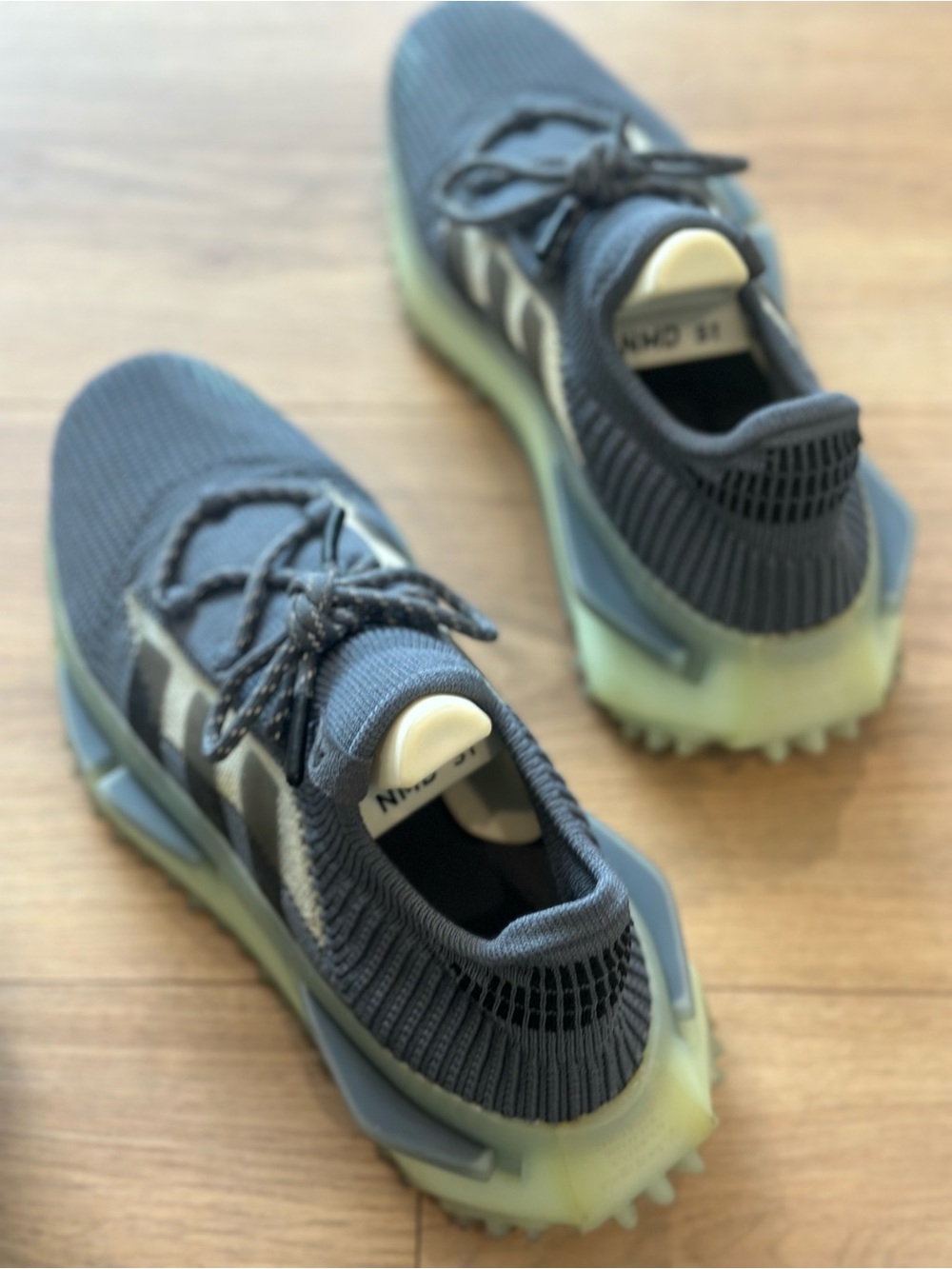 adidas NMD S1 "Grey Green Glow" (GZ9233) – Size US 6 / EUR 38.6 – OG All Worn 2x